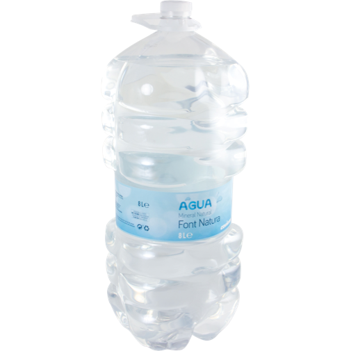 Agua natural mineral 8 L