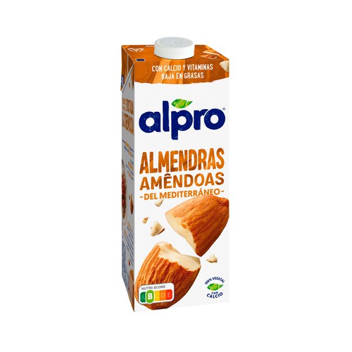 ALPRO Bebida de almendras mediterráneas 100% vegetal 1 L