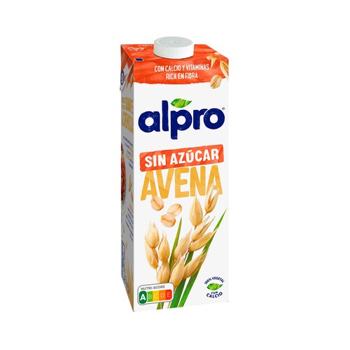 ALPRO Bebida de avena 100% vegetal, sin azúcar ni edulcorantes 1 L