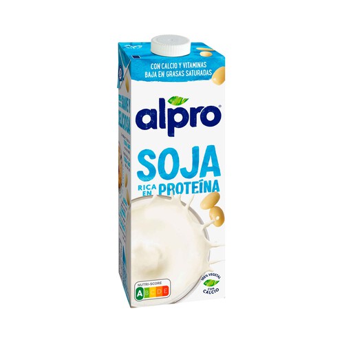 ALPRO Bebida de soja, 100% vegetal, rica en proteína vegetal 1 L