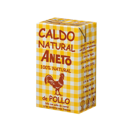 ANETO Caldo natural de pollo 1 l