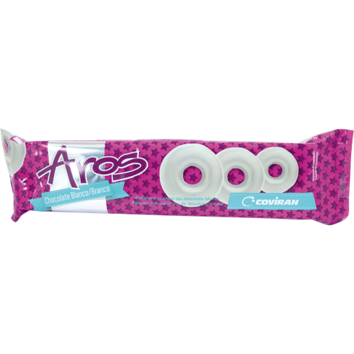 AROS Galletas de chocolate blanco COVIRAN 128 g