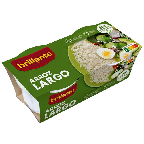 BRILLANTE Arroz largo BRILLANTE 2 uds. x 125 g