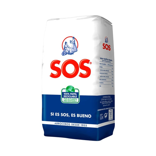 SOS Arroz redondo SOS paquete 1 kg