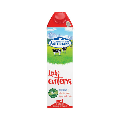 CENTRAL LECHERA ASTURIANA Leche entera de vaca, de origen español 1 L