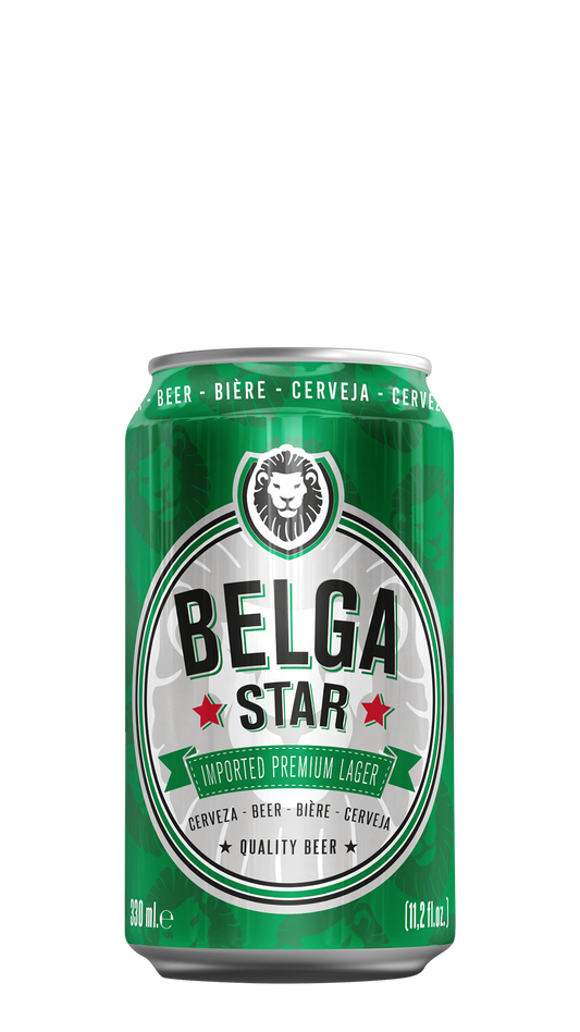 BELGA Star Cerveza lata de 33 cl