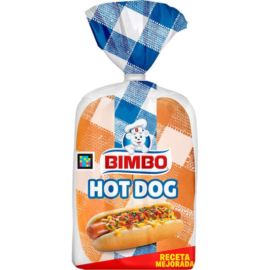 BIMBO Pan para hot dogs 4 uds