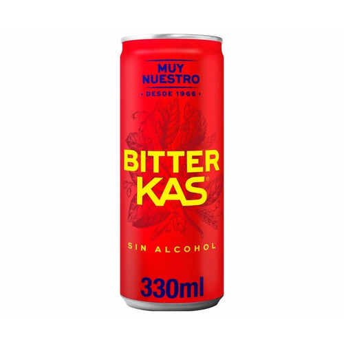 BITTER KAS Bitter sin alcohol lata 33 cl