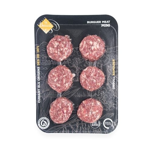 LA BASSOLA Hamburguesa Mini (6x40 g) PREU PER KILO