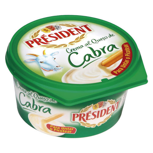 PRÉSIDENT Crema de queso para untar de cabra PRÉSIDENT 125 g