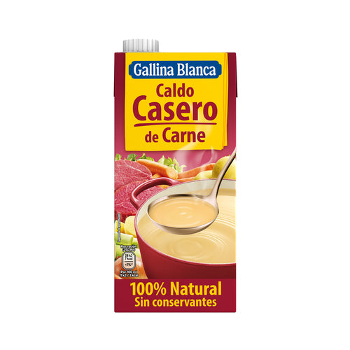 GALLINA BLANCA 100% Natural Caldo casero de carne 1 l