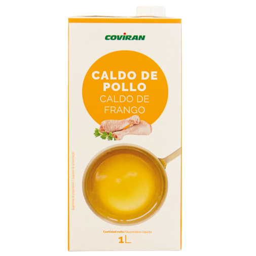 COVIRAN Caldo de pollo brik de 1 l