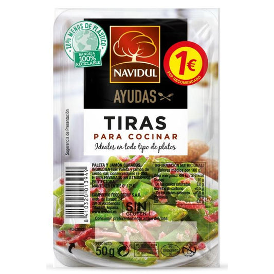 NAVIDUL Tiras para cocinar  2 x 50 g