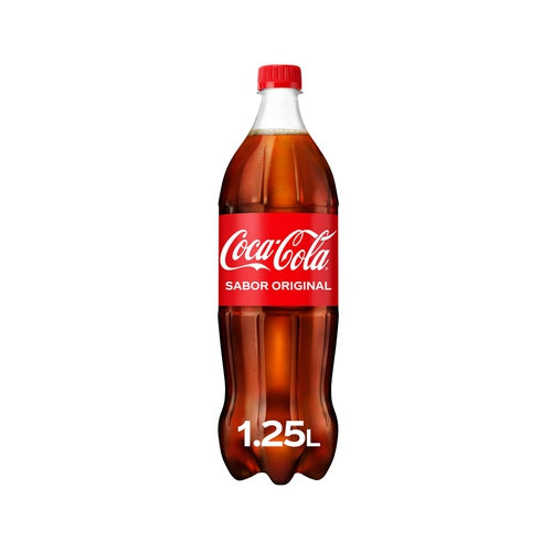 COCA COLA Refresco de cola botella 1,25 L