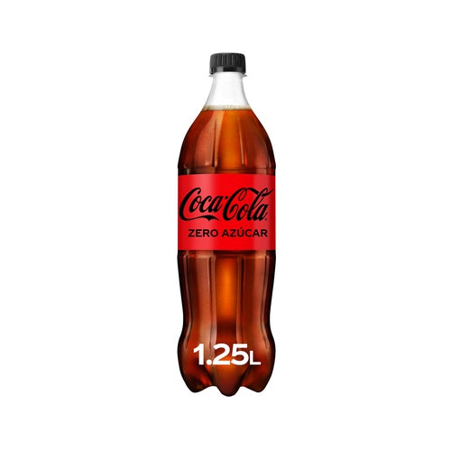 COCA COLA ZERO Refresco de cola botella 1,25 L