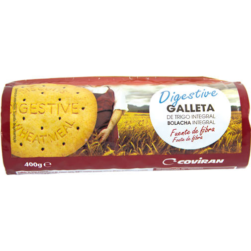 COVIRAN Galletas digestive de chocolate 300 g