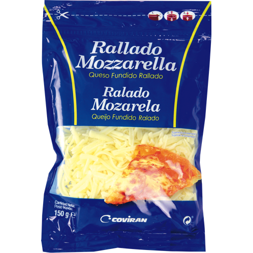 COVIRAN Queso rallado mozzarella 150 g