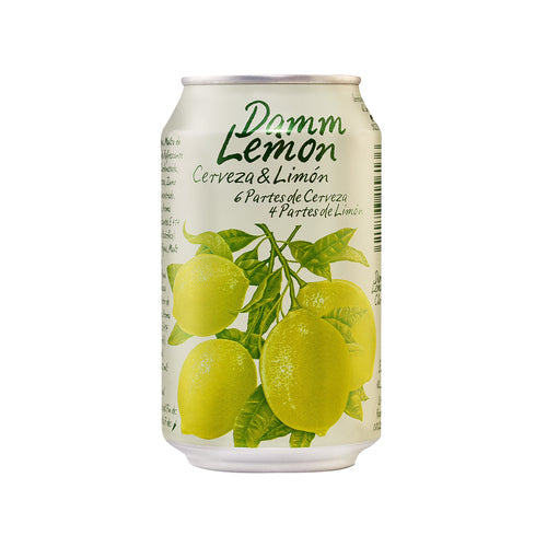 DAMM LEMON Cerveza con limón lata 33cl