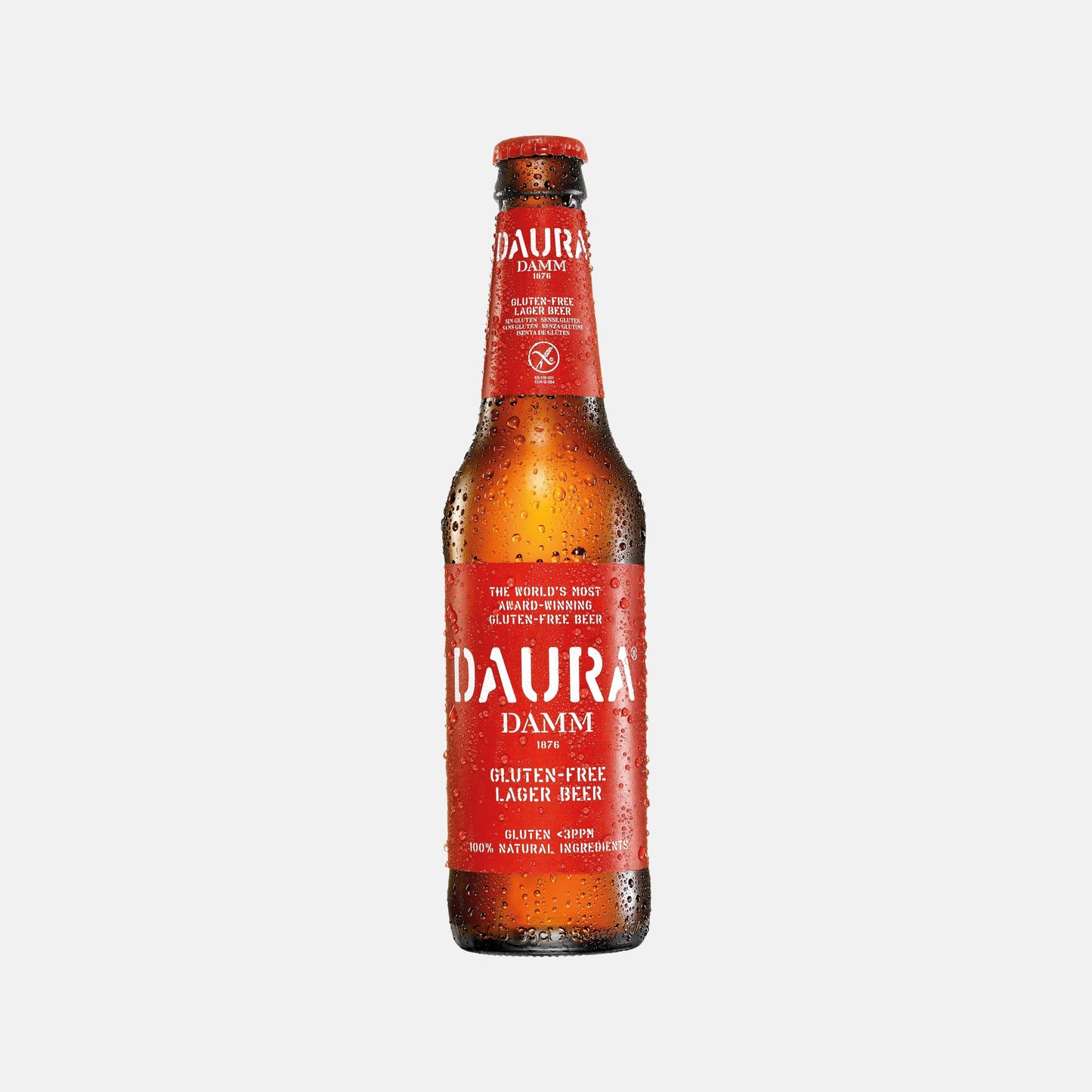 DAURA Cerveza sin gluten DAURA DAMM 33 cl