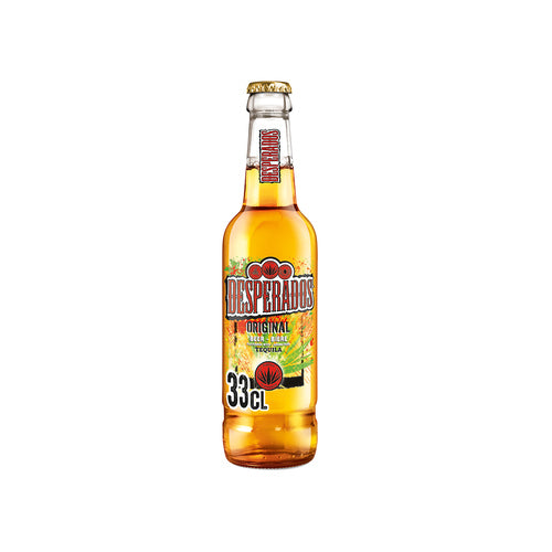 DESPERADOS Cerveza combinada con tequila botella de 33 cl