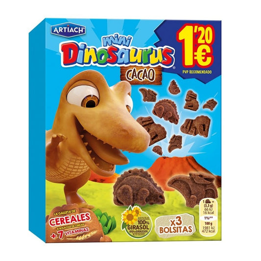 DINOSAURUS Galletas de cereales con forma de dinosaurios