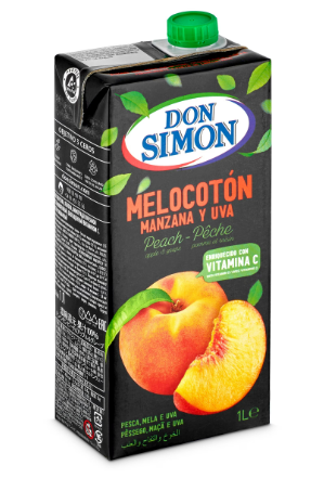 DON SIMON Zumo de melocotón brick de 1 L