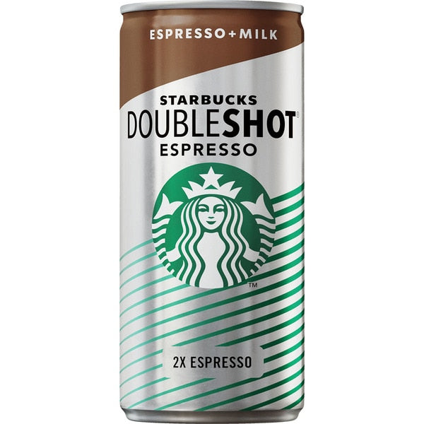 STARBUCKS Bebida de café expreso con cremosa leche DoubleShot 200 ml