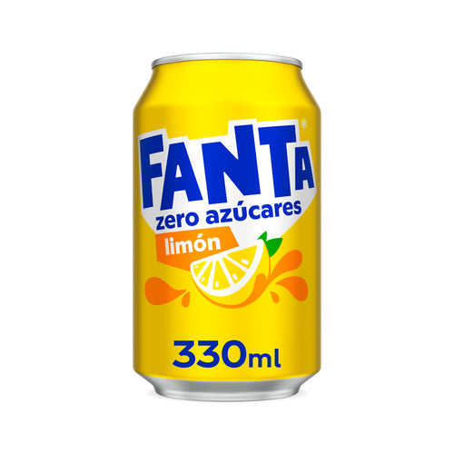 FANTA ZERO Refresco de limón zero lata de 33 cl