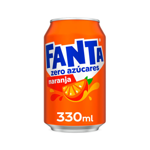 FANTA ZERO Refresco de naranja lata de 33 cl