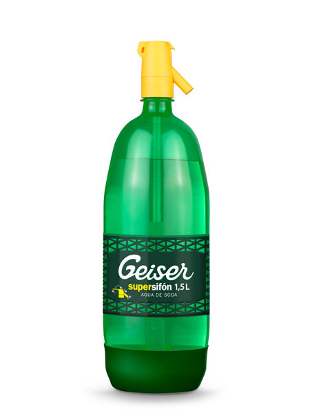 GEISER Supersifón bebida de soda botella de 1,5 L