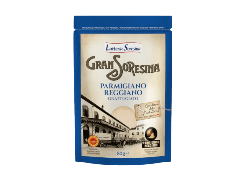 GRAN SORESINA Queso rallado Parmigiano reggiano 100 g