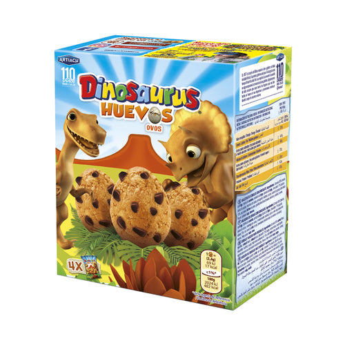 DINOSAURUS Galletas de cereales y cacao con forma de dinosaurios 120 g