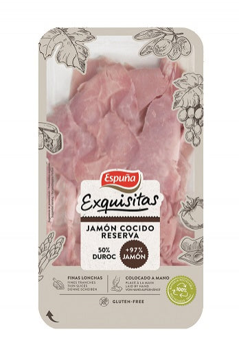 ESPUÑA Exquisitas jamón cocido Reserva 50% raza Duroc