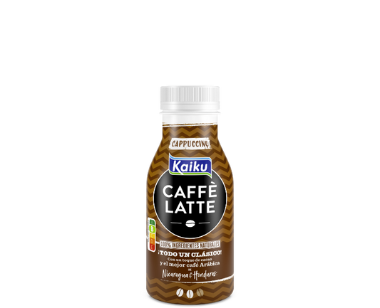 KAIKU Cappuccino Caffé Latte bebida láctea de café arábica  220 ml