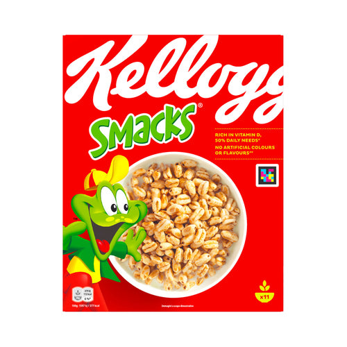 KELLOGG'S Cereales de trigo enriquecidos con vitaminas y minerales Smack KELLOGG'S