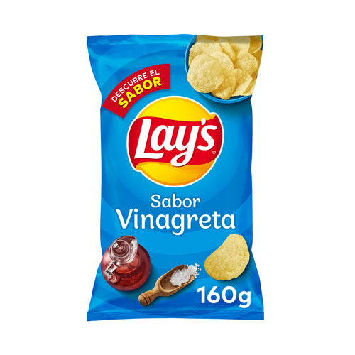 LAY'S Patatas fritas lisas con sabor a salsa Vinagreta