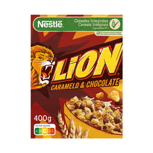 NESTLÉ Cereales con caramelo y chocolate NESTLÉ LION 400 g