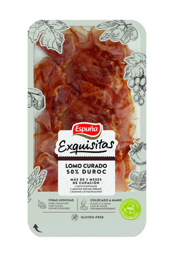 ESPUÑA Exquisitas lomo curado 50% raza Duroc