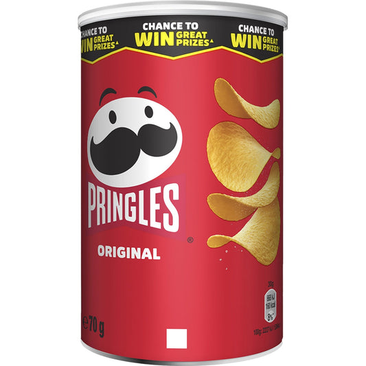 PRINGELS Patatas con forma de teja Originales bote 70 g