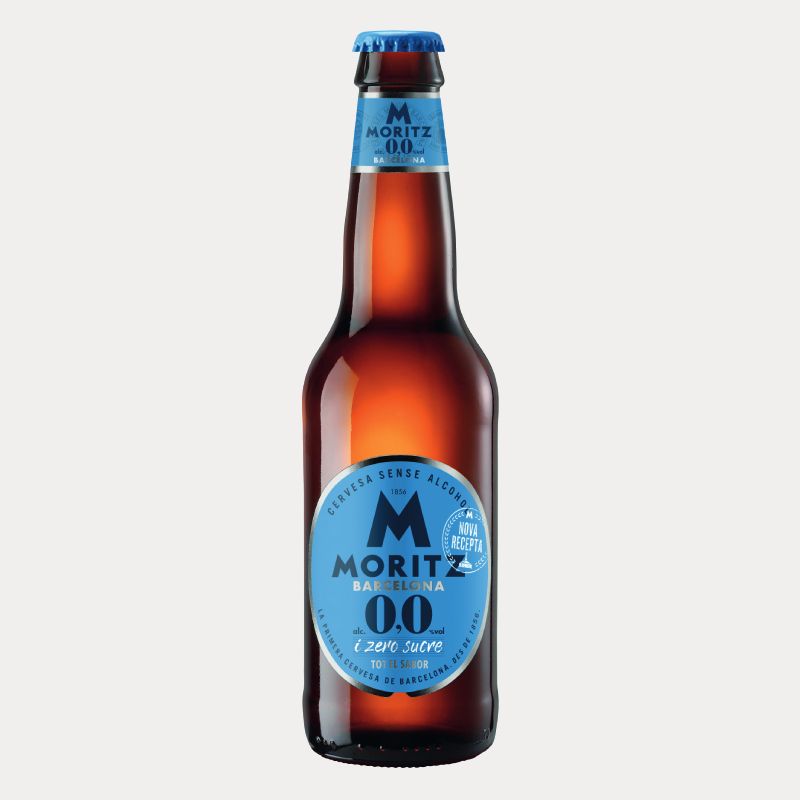 MORTIZ Barcelona cerveza sin alcohol ni azúcar botella de 33 cl