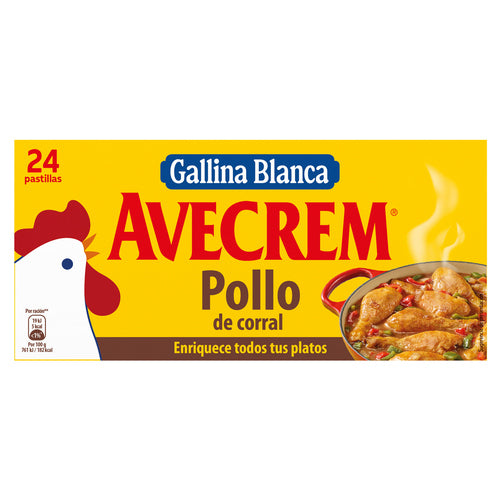 AVECREM Caldo de pollo 24 pastillas 240 g