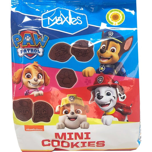 Paw Patrol mini cookies chocolateadas bolsa 250 g