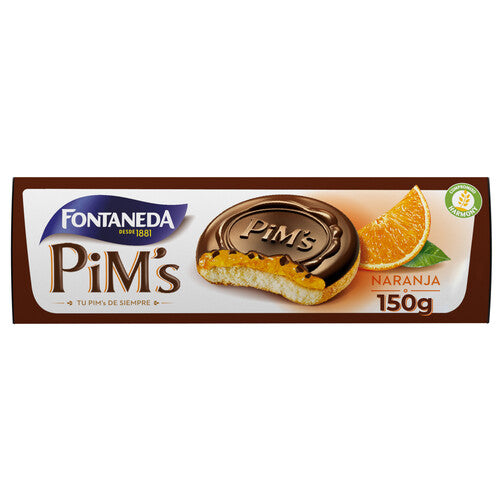 PIM´S de Fontaneda Galletas de bizcocho rellenas de naranja 150 g