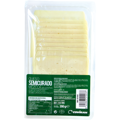 COVIRAN Queso de mezcla semicurado 200 g