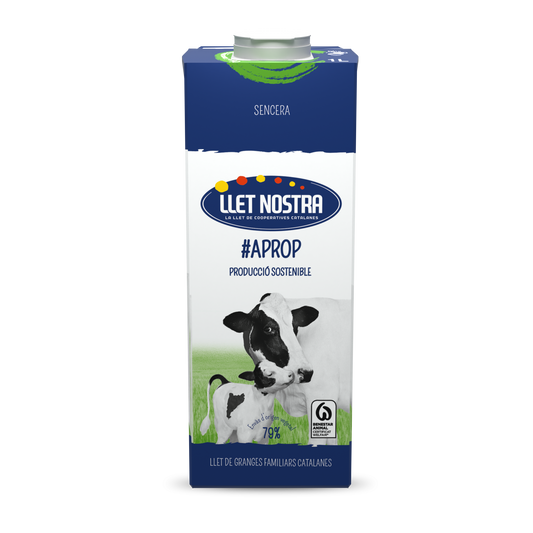 LLET NOSTRA Leche de vaca entera 1 L