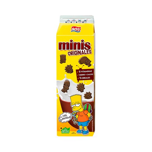 ARLUY Galletas de chocolate mini simpsons 6 vitaminas