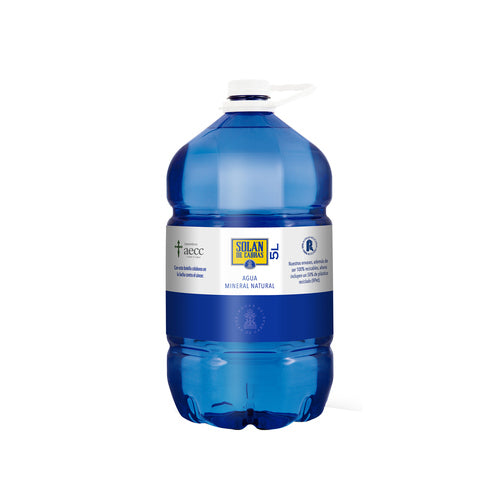 SOLAN DE CABRAS Agua mineral garrafa de 5 L