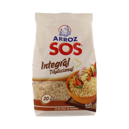 SOS Arroz integral tradicional SOS paquete de 1 kg