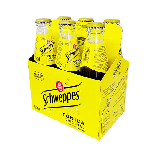 SCHWEPPES Tónica pack 6 uds x 20 cl