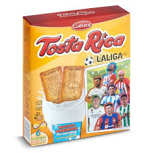 TOSTA RICA Galletas de desayuno con vitaminas hierro calcio y cereales caja 570 g